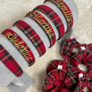 Cerchietto Piatto Tartan